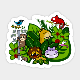 Jungle Jam Sticker